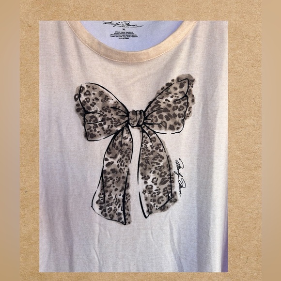 Marilyn Monroe sleep gown with leopard print on the coquette bow. Size XL new - Picture 4 of 4